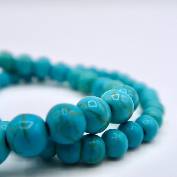Natural Turquoise Bracelet - Picture 10 of 11